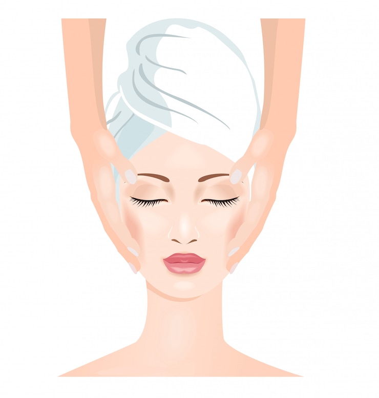 Vector face massage