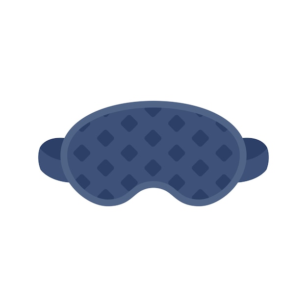 Vector face sleeping mask icon flat illustration of face sleeping mask vector icon isolated on white background
