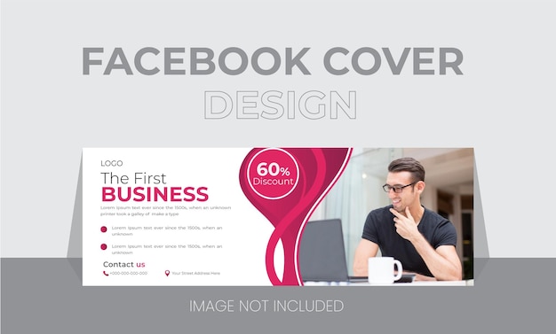 Facebook cover design for a business