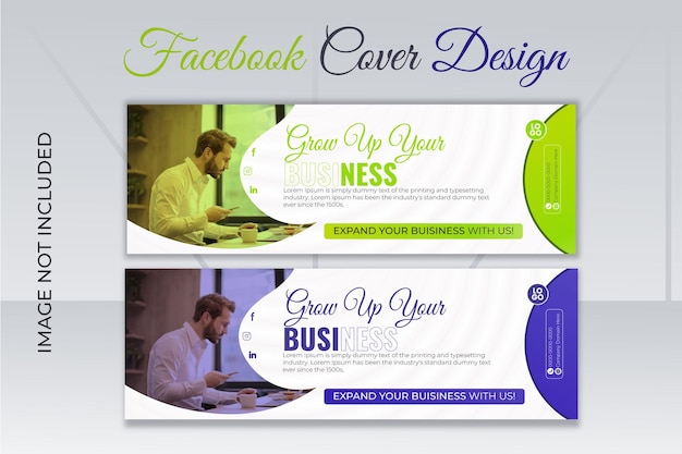 Дизайн обложки Facebook Красочный дизайн обложки Facebook