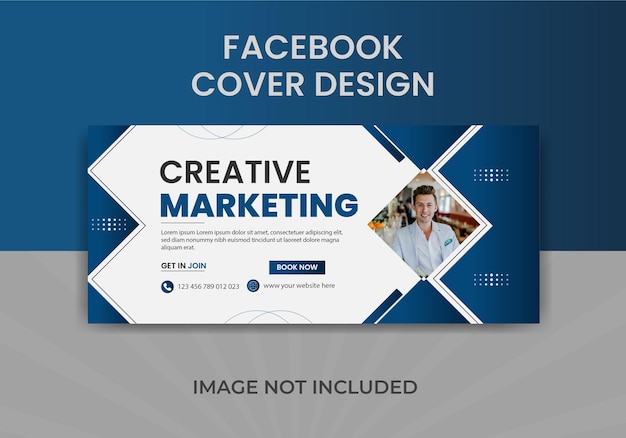 Vector facebook cover design creative and own concept design