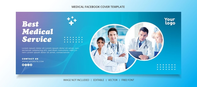Facebook cover design social media copertina medica design