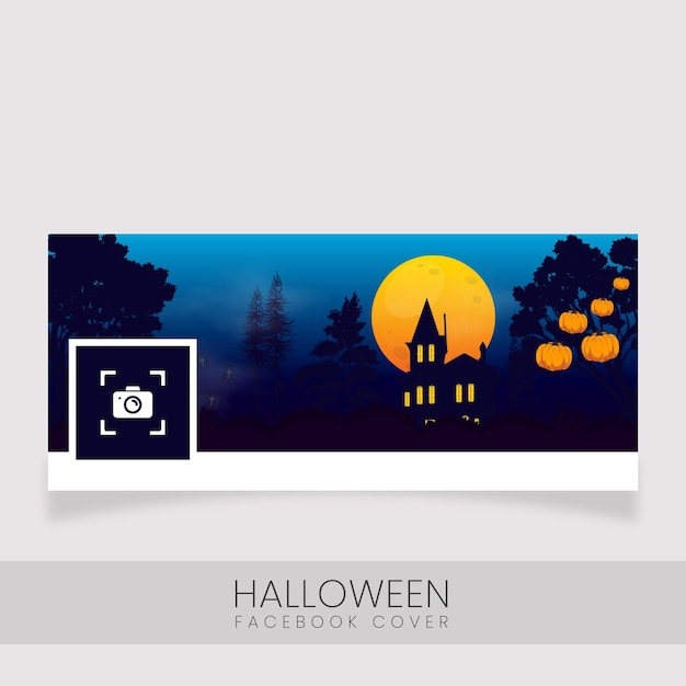 facebook cover page design for Happy Halloween day