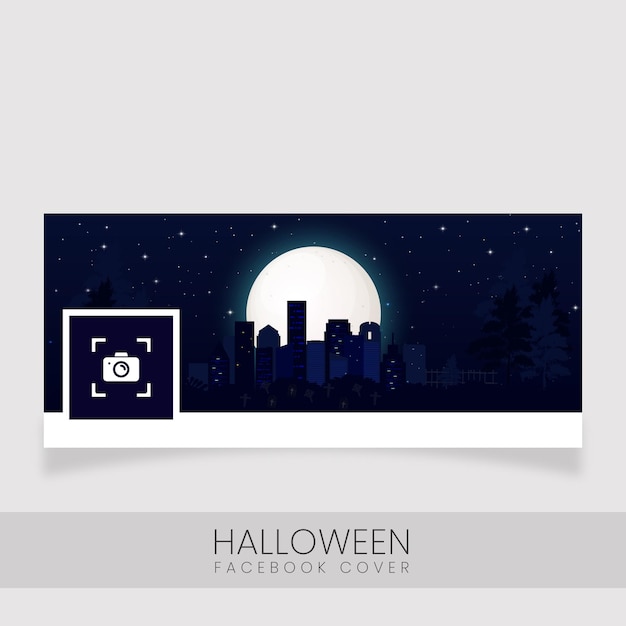 facebook cover page design for Happy Halloween day