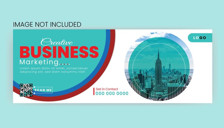 वेक्टर facebook cover social media banner design