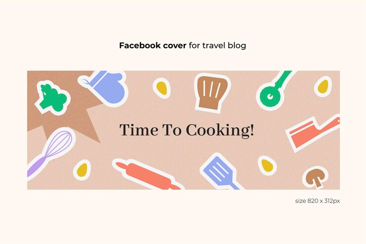 Facebook cover template cook