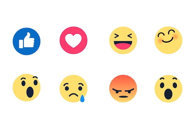 Vettore emoticon di facebook