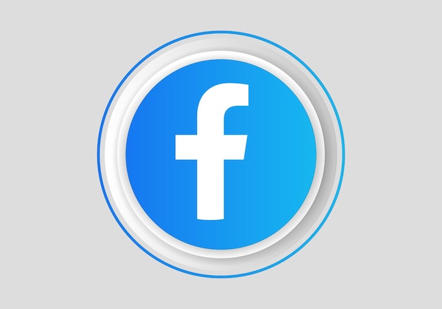 Facebook logo vector is a stylized representation of the logo for the popular social media app