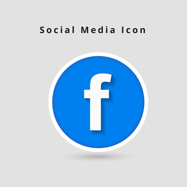 Vettore logo di facebook