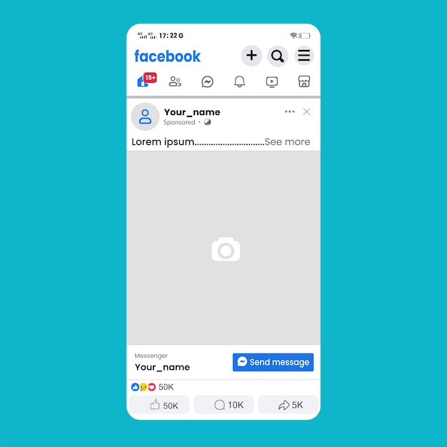 フェイスブックのモバイルポスト