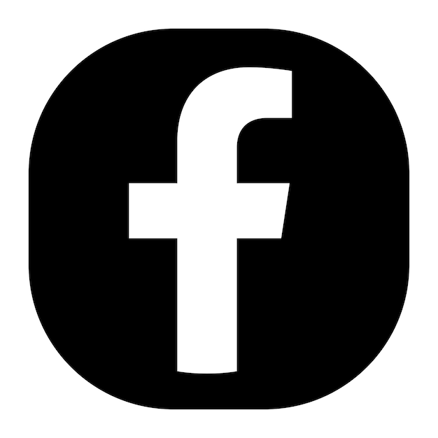 Vector facebook social media app vector icon