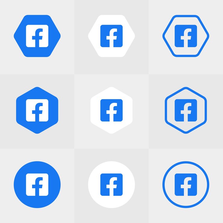 Vector facebook ソーシャル メディアのロゴ