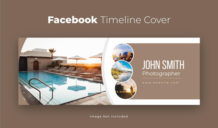 Вектор фото на обложке timeline facebook