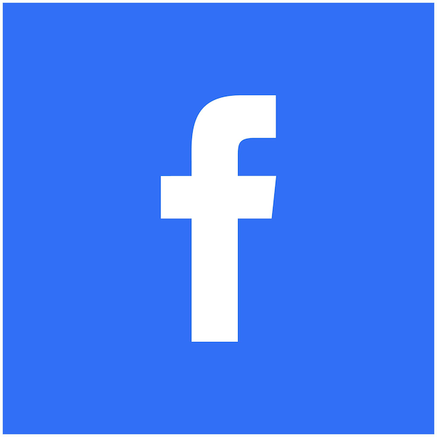 Logo dei social media vettoriale blu di facebook