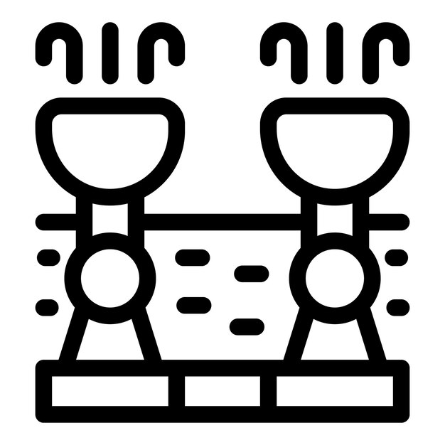 パイプとバルブで蒸気を稼働し生産する工場機器