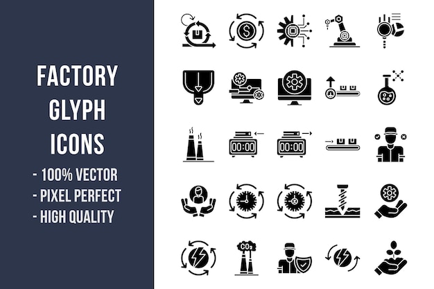 Factory Glyph Icons