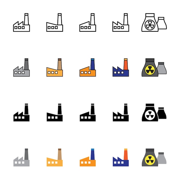 Factory icon template