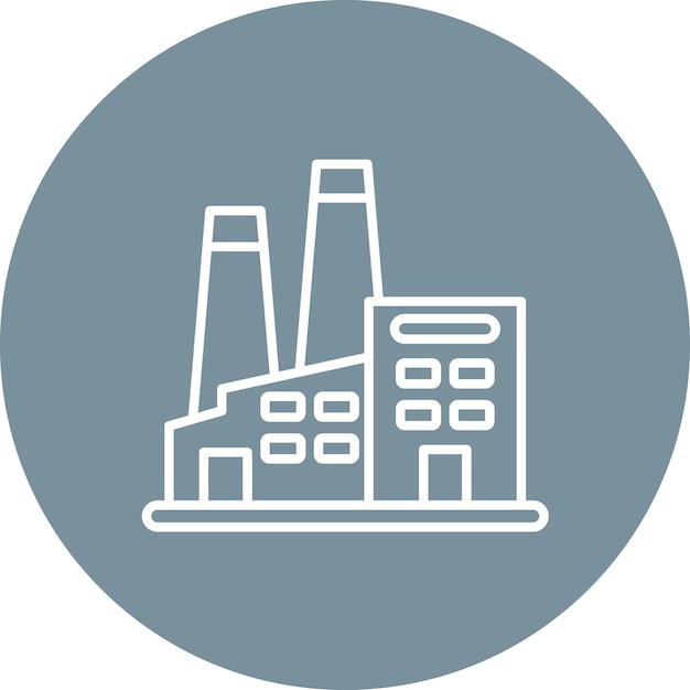 Factory icon vector image Can be used for Factory