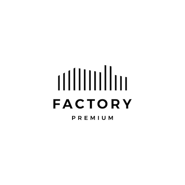 Factory logo   icon  template