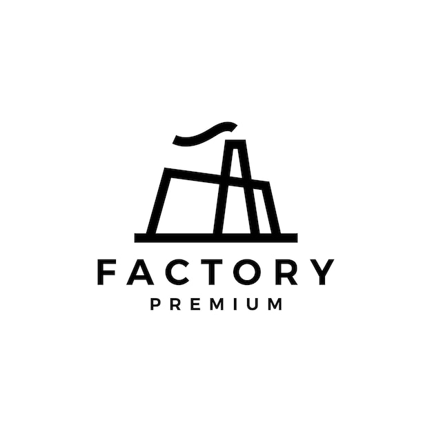 Шаблон логотипа фабрики