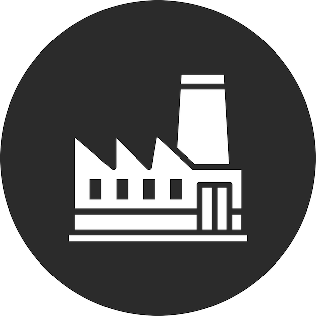 Factory vector icoontje illustratie van Real Estate icoonset