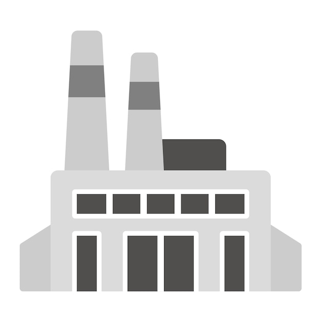 Factory Vector Illustration Style