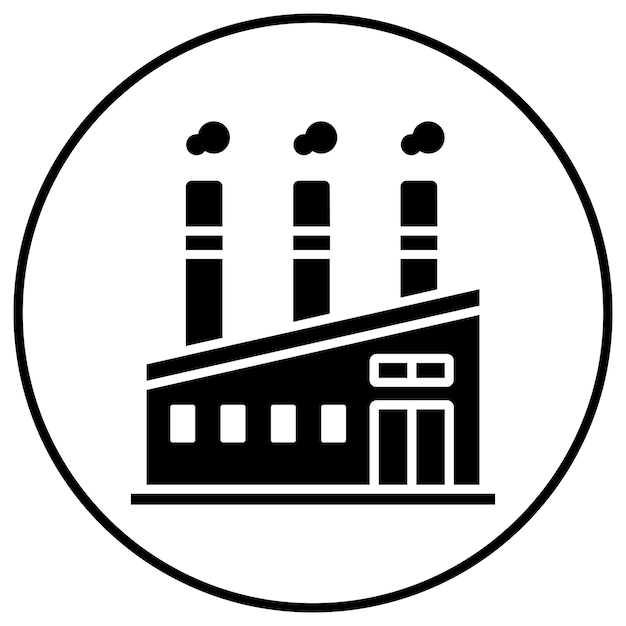 Factory Vervuiling vector icoon Kan worden gebruikt voor Vervuiling icoon set