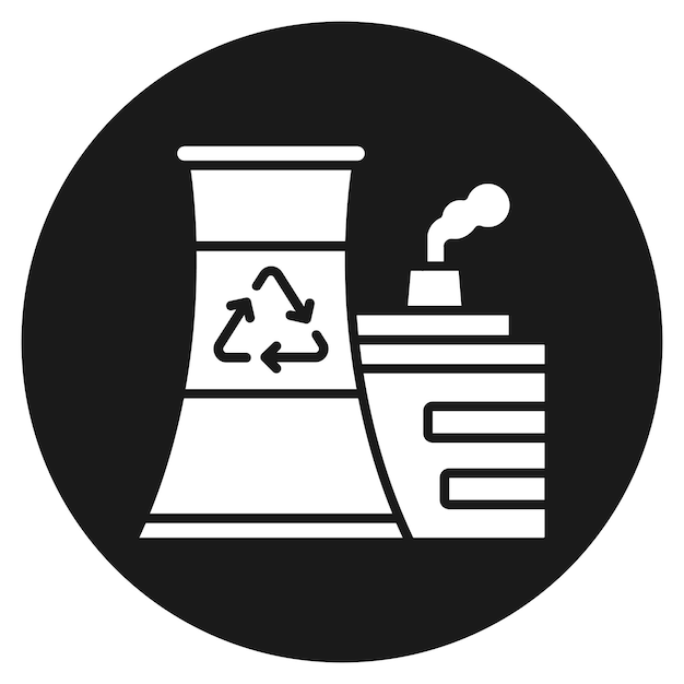 Factory Waste vector icon Can be used for Pollution iconset