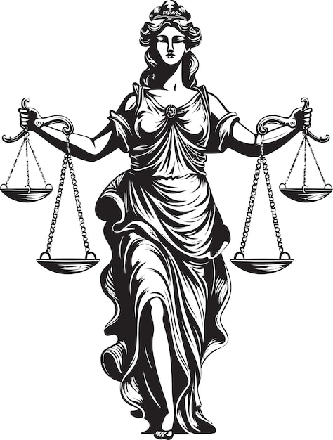 Fairest Facade Emblematic Justice Lady Symbolic Serenity Lady of Justice Icon