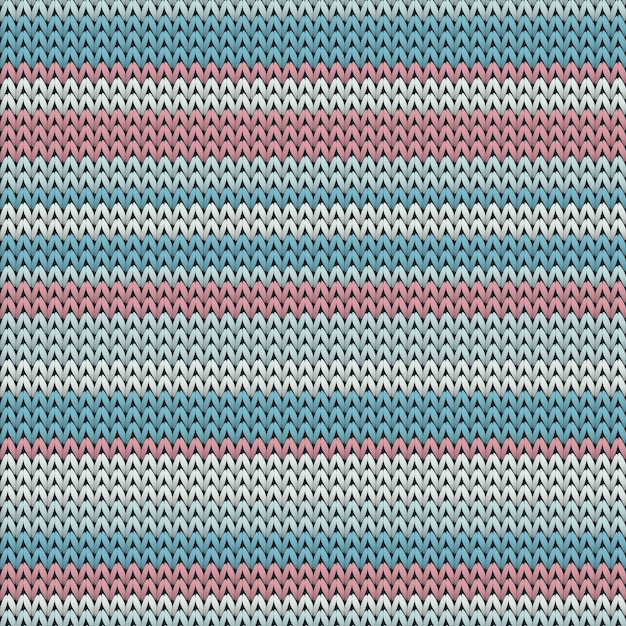 Fairisle horizontale strepen gebreide textuur