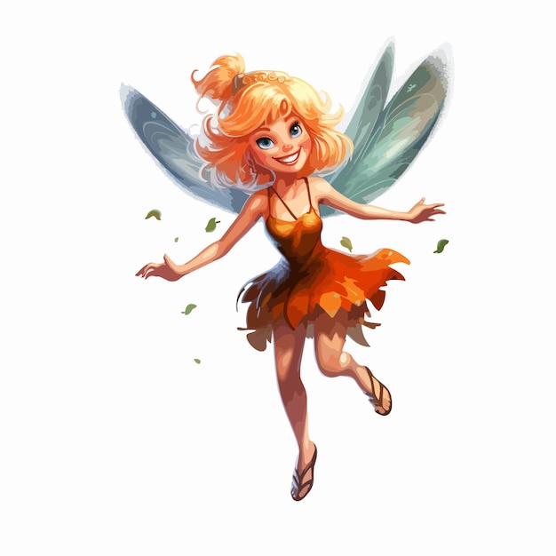 Illustrazione vettoriale di fairy flying