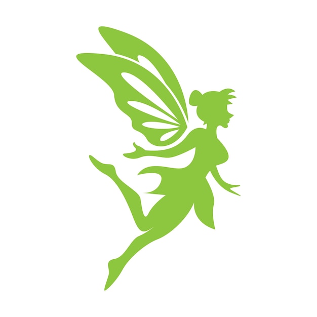 Fairy logo icon design illustration template