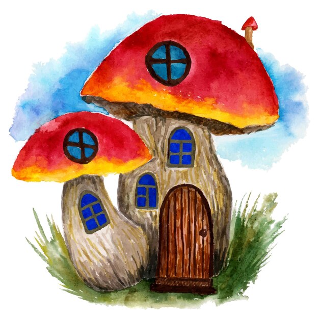 Fairy mushroom house