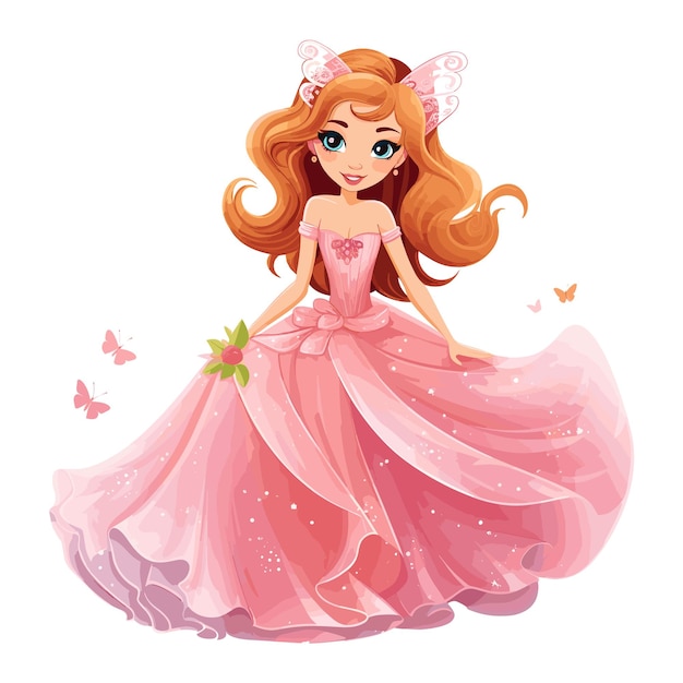 Fairy Princess Vector Illustration