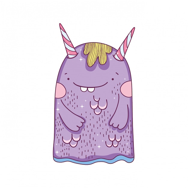 Fairytale monster character icon