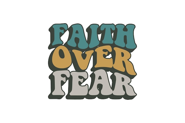 Vettore la fede oltre la paura