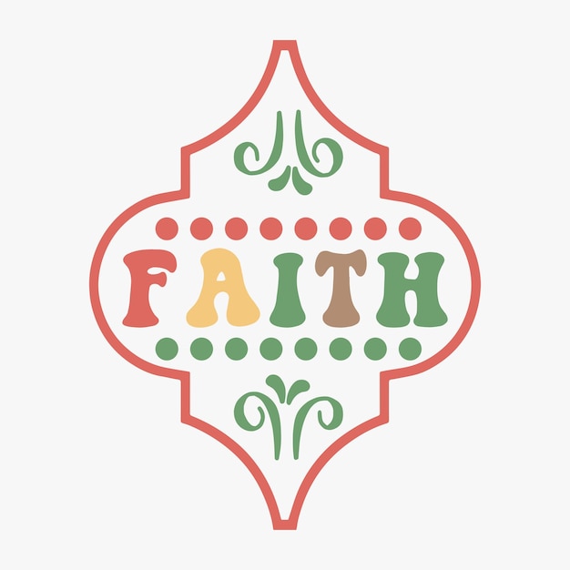 Faith Hope Love retro T-shirt