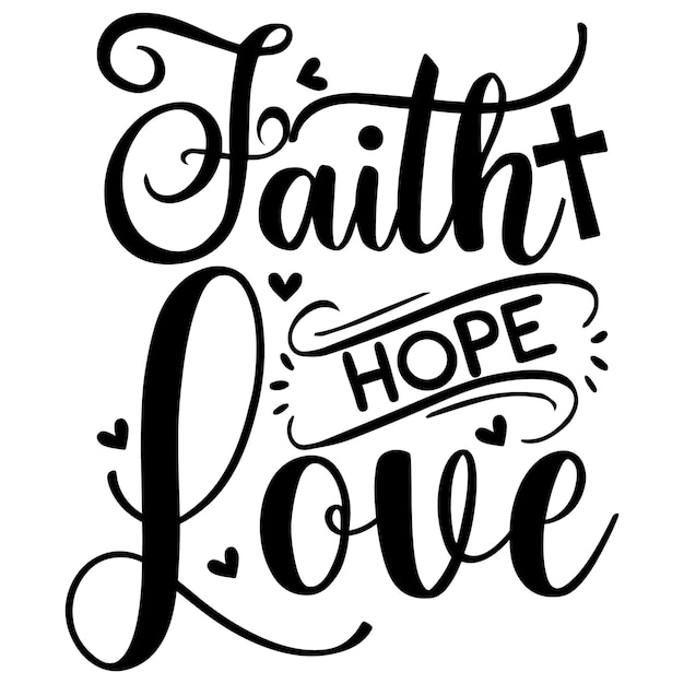 Faith quotes design