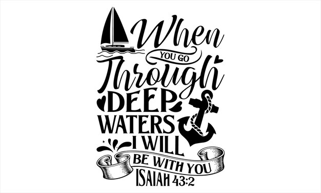 Faith SVG Design Handgetekende vintage illustratie met prints van belettering en decoratie-elementen