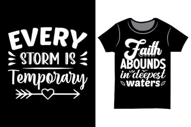Вера SVG дизайн футболки. Христианский дизайн футболки.