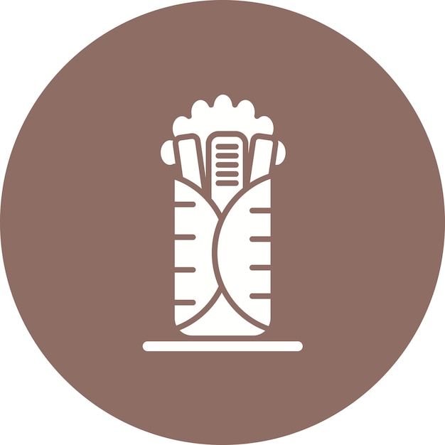 Falafel 아이콘 터 이미지는 스트리트 푸드에 사용할 수 있습니다.