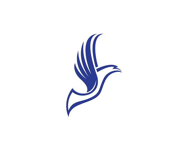 Falcon Eagle Bird Logo Template