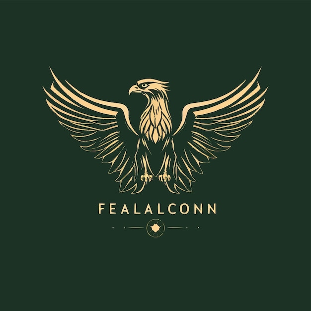 Falcon Illustration Vector Logo