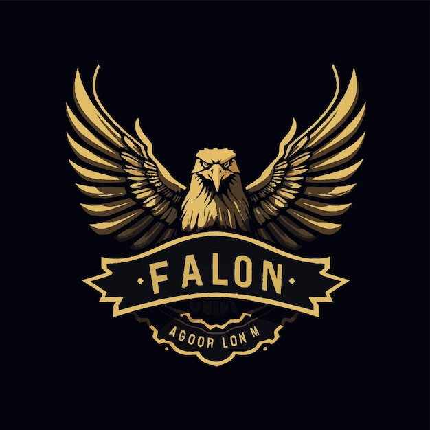 Falcon Illustration Vector Logo