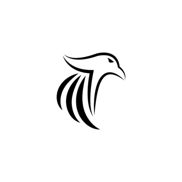 Vector falcon logo sjabloon vector