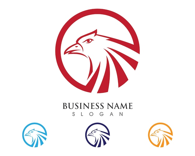 Falcon-logo sjabloon