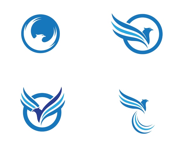 Falcon Logo Template vector icon