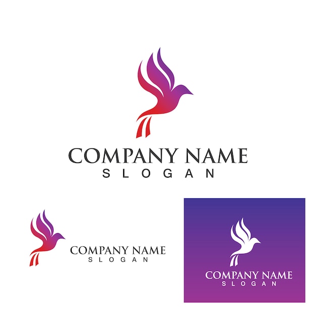 Falcon logo template illustrazione vettoriale design