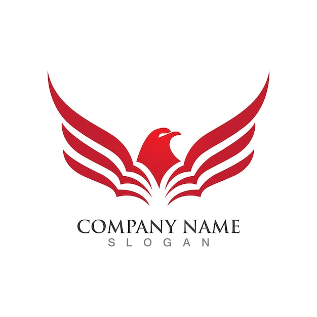 Falcon Logo Template vector