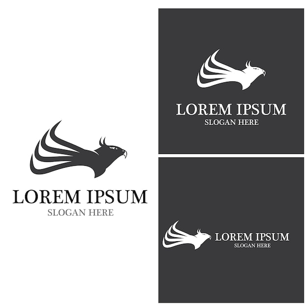 Falcon Logo Template vector